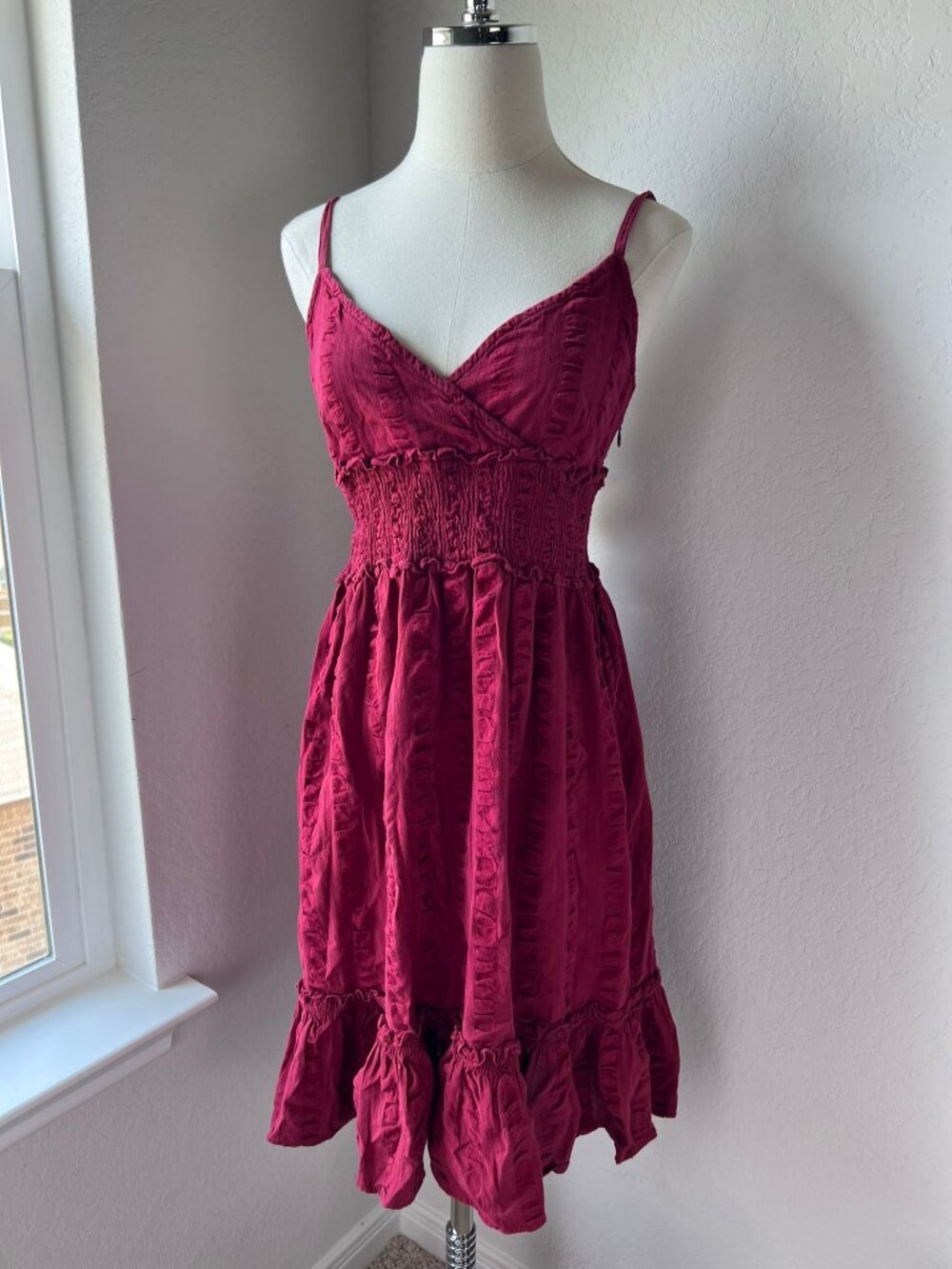 Y2K Red Coquette Sleeveless Mini Dress size 10
